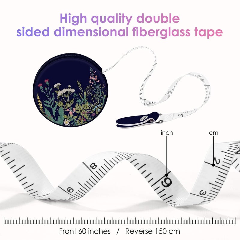Gerkia Sewing Tape Measure，Colour Printed Small Retractable Soft Measuring Tape for Tailor Cloth Fabric Body Measurements. - Image 5